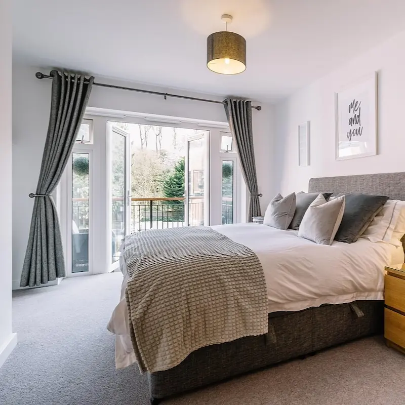 Home being prepared for flooring installation