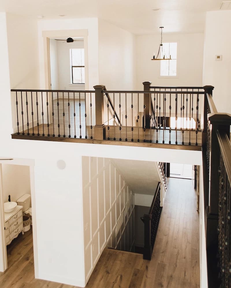 A house's hardwood flooring done by a local flooring company