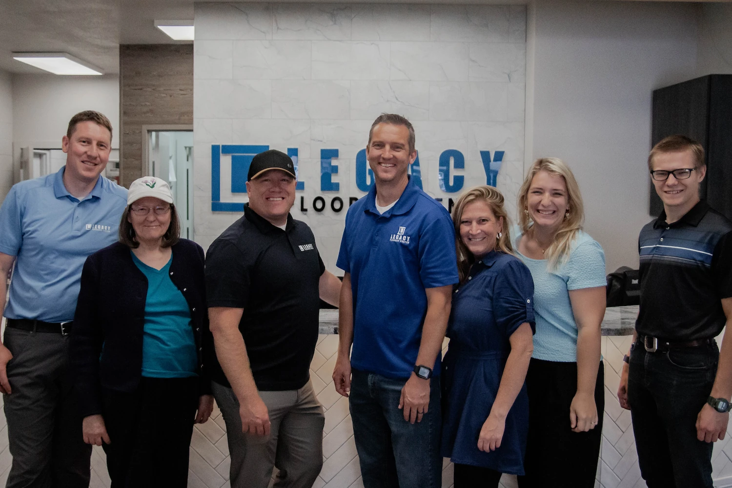 open floor plan living room with light wood floors